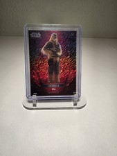 2025 Topps Disney Genesis Star Wars Chewbacca #9 Red Foil 5/5 Bookend picture