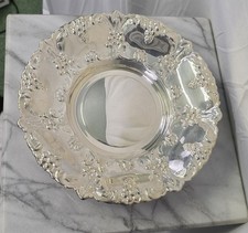 Vintage William Adams Scallop Grape Silver Plate Serving Bowl Spain picture