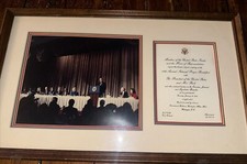 40th annual national prayer breakfast framed Photo & Invitation Card George Bush picture