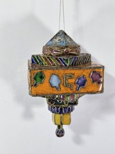 Vintage Carole Stupell Dreidel Jewish Hanukkah Holiday Ornament RARE picture