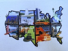 BSA World Jamboree 2011 USA Puzzle map Full Set picture