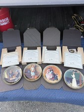 Norman Rockwell American Dream Plates 1-4 Knowles COA Original Boxes Set of 4 picture