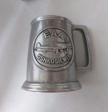 Pewter Beer Mug Statesmetal XIII Carson Industries EAA Oshkosh WI Flying Planes picture