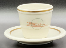 Union Pacific Railroad Demitasse Cup And Saucer Winged Streamliner Zephyr UPRR picture
