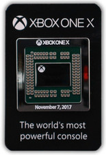 Rare Xbox One X Launch Pin - November 7, 2017 - World's Most Powerful Console picture