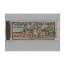 1930s Diamond Quality Matchbook Cover Granville Inn & Golf Course Granville OH picture