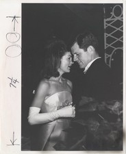 Jacqueline Kennedy Jackie O Edward Ted Rare Intimate Stamped Original Photo 1965 picture