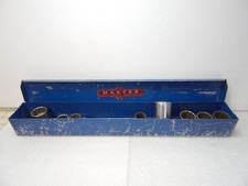 Montgomery Ward’s Master 1/2” Drive Sockets blue metal case for ratchet, picture