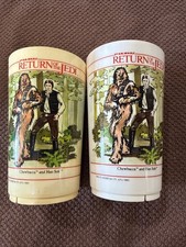 VTG 1983 DEKA Star Wars Return of the Jedi Plastic Cups X 2 picture