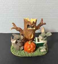 Charming Tails “Ghost Stories” Figurine Fitz & Floyd 85/703 Halloween Decor NIB picture