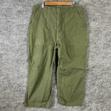 Vintage OG-107 Military Pants 36x31 Cotton Sateen Green Vietnam Era Army picture