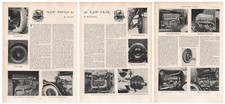 1924 Vintage 3-Pg NEW THINGS FOR NEW YEAR Automobile Periodical Print picture