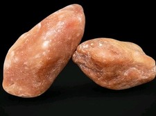 South Carolina River Gems: Two (2) Peach-Orange Tumbled Pebbles picture