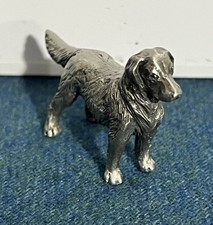 Hudson Creek Fine Pewter Male Golden Retriever Figure HA8487 Collectible Dog picture