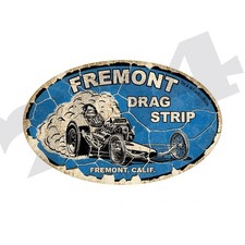 Fremont Drag Strip Vintage Style DECAL, Vinyl STICKER, racing, hot rod, rat rod picture