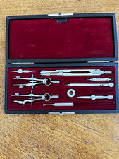 Vintage Sans & Streiffe Drafting Instrument Set - Japan - Near Complete Case picture