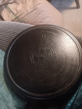 Griswold Cast Iron #11 Slant Logo Erie Skillet with Griswold’s Erie Ghost Marks picture