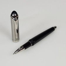 Cartier Roadster Circular Graine Decor Palladium Roller Ball Pen (ST240016) picture