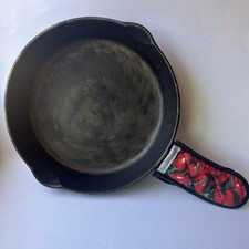 Vintage Griswold Cast Iron Skillet Frying Pan 2 Spout 11 1/4 Inch No 9 picture