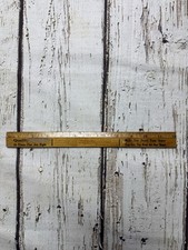 VTG F. C. Nesbitt East Broad Street Tamaqua PA Wood Advertising Wooden Ruler picture