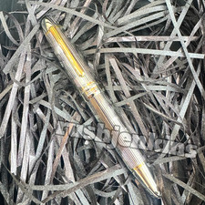 MONTBLANC Meisterstück Solitaire Silver 149 Fountain Pen Rare Collectible picture