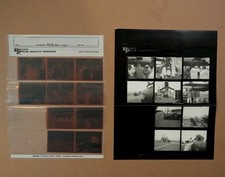 Vintage 1975 US Navy NAS Point Mugu PMTC Missile Drone Negatives & Contact Sheet picture