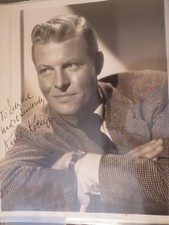 Kurt Kreuger Autographed 8x10 + 6 Photos + 1 Xmas Card Fan Scrapbook pages 1940s picture