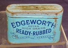 Vintage Edgeworth Ready Rub Smoking Tobacco Vertical Pocket Tin SAMPLE picture