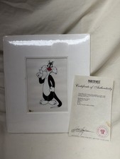 2002 Warner Bros Sylvester Sericel Framed 11.5x14 Limited Ed 9500 Park West COA picture