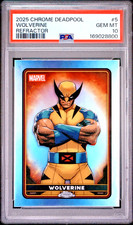 2025 Topps Chrome Deadpool Wolverine Refractor #5 PSA 10 Disney Marvel Very Rare picture