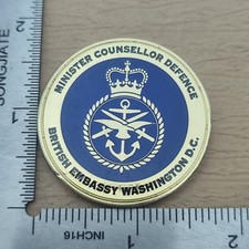 British Embassy Washington DC Defence Minister Counsellor Defence Challenge Coin picture