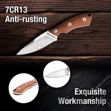 DuraTech Knife Wood Handle w/Molded Sheath picture