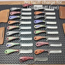LOT OF 100 6 INCH HANDMADE CARBON STEEL BULL CUTTER KNIFE From USA Duty Paid picture