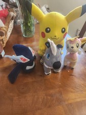 Official Pokémon Center Plush Lot of 4 - Generation 5 Unova & Display Replica picture