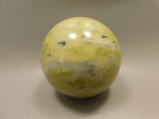 Devalite Stone Sphere Serpentine & Augite 3 inch Carved Rock Arizona #O1 picture