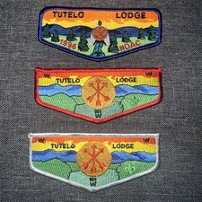 3-boy Scout OA Flap Tutelo Lodge 161- picture