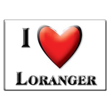 Loranger, Tangipahoa County, Louisiana - Fridge Magnet I Love Souvenir Usa picture