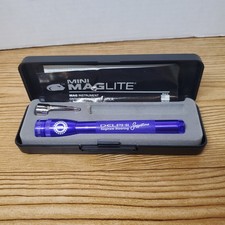 VTG Mini Maglite AAA UAW DELPHI Saginaw Steering Flashlight Purple NOS READ picture