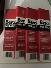 2009 NEW BOXED Pack Of 4 LOT 12 PAPERMATE MIRADO 100% PREMIUM CEDAR PENCILS HB#2 picture
