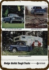 1965 DODGE CAMPER SPECIAL Pickup Truck Vintag-Look DECORATIVE REPLICA METAL SIGN picture