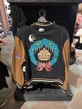 🎃New Disneyland 25th Anniversary Haunted Mansion Baseball Jacket Multiple Size picture