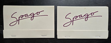 RARE Vintage Spago Beverly Hills Los Angeles CA Large Matchbook Full Unstruck picture