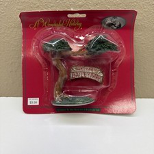 1996 Target It's a Wonderful Life Holiday Village Bailey Park Tree Sign picture