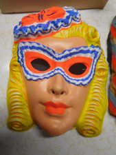Vintage Halloween Collegeville Patriotic USA 1776 Betsy Ross Mask & Costume picture