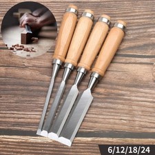 4Pcs Wood Carving Chisels Set Professional for Woodworking - 8/12/16/20mm Comfor picture