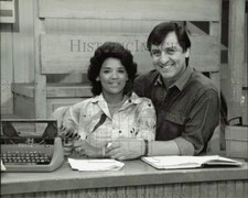 Press Photo Sonia Manzano, Emilio Delgado on 