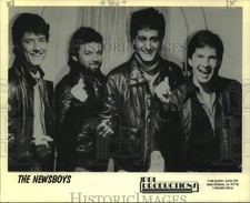 1984 Press Photo The Newsboys will be shouting headlines Wednesday at Jimmy's picture