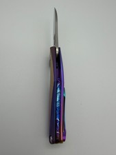 Bestech Isham The Reticulan Custom Blue Titanium BT1810B S35VN NEW 1/1 picture
