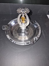 Vintage Grinnell Fire ProtectionAdvertising Ashtray Chrome 1977   175° Pendant picture