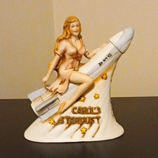 Vintage Dug 1981 Carol's Stardust Nevada Decanter W/ Box. Brothel Series. picture